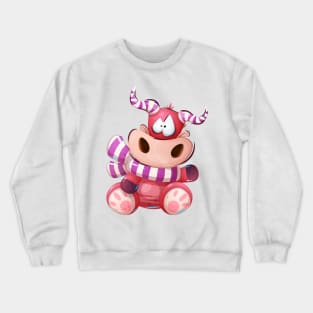 Cute Dino Cartoon Crewneck Sweatshirt